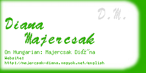 diana majercsak business card